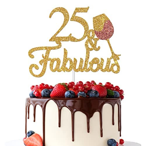 25th birthday chocolate cake